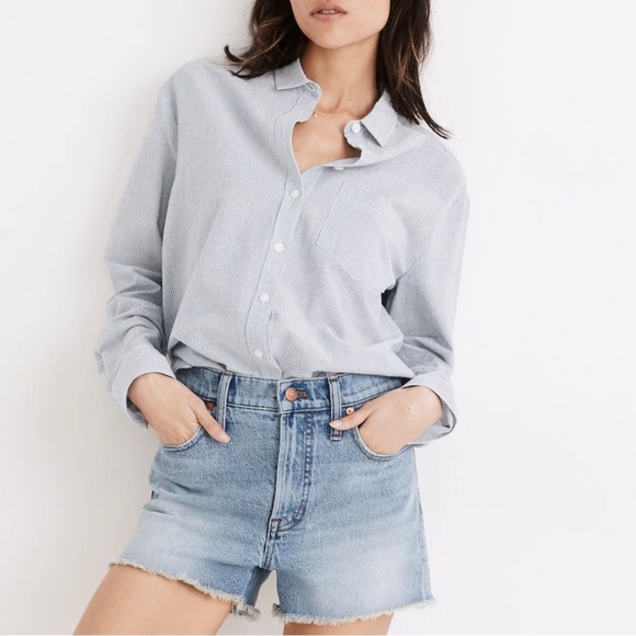NWOT Madewell the Perfect Short Women's Light Blue - Picture 4 of 4